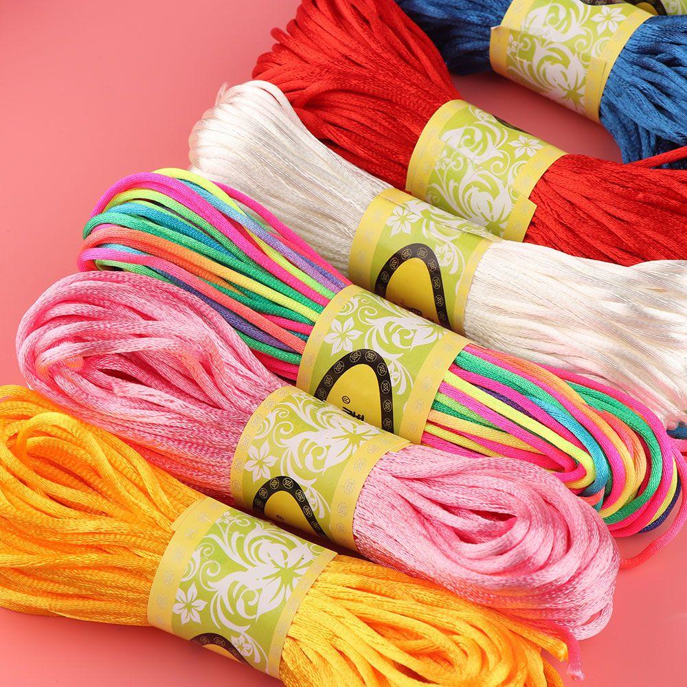 NEXTVN Cuộn Dây Vải Satin Mềm 2mm 20m Dùng Làm Đồ Trang Sức Thủ Công