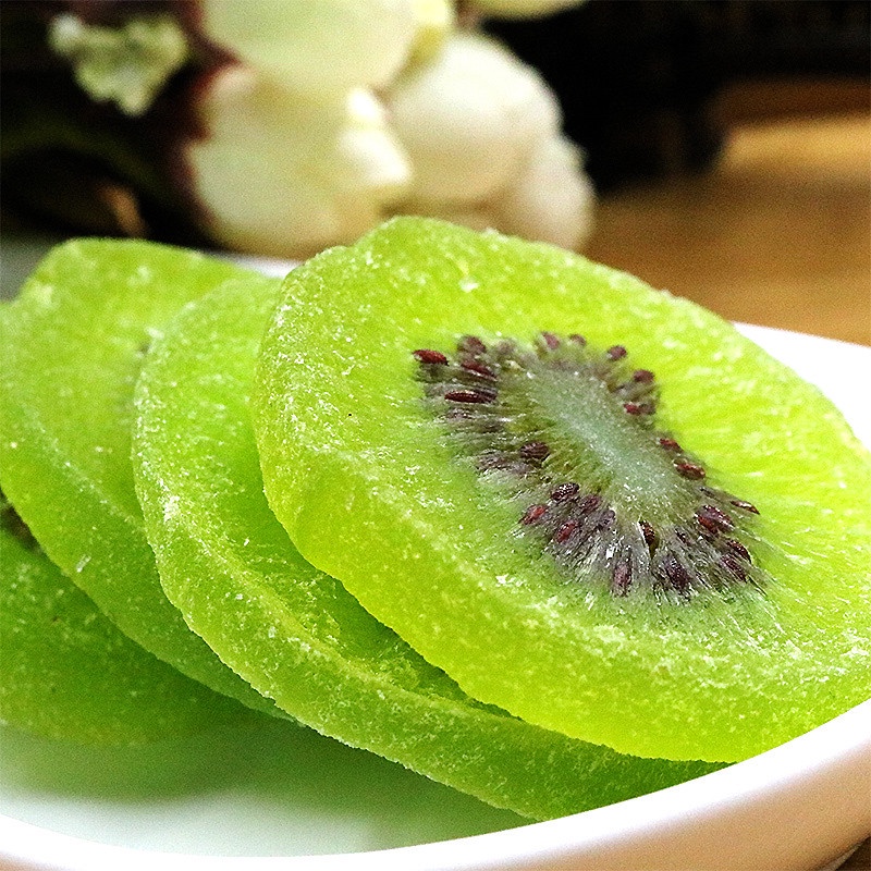 Kiwi sấy dẻo không đường nguyên vị 600g, Kiwi sấy Nhà Lá Thanh Nhẹ, Giòn Ngọt/ Trái cây sấy dẻo, Hoa quả sấy dẻo