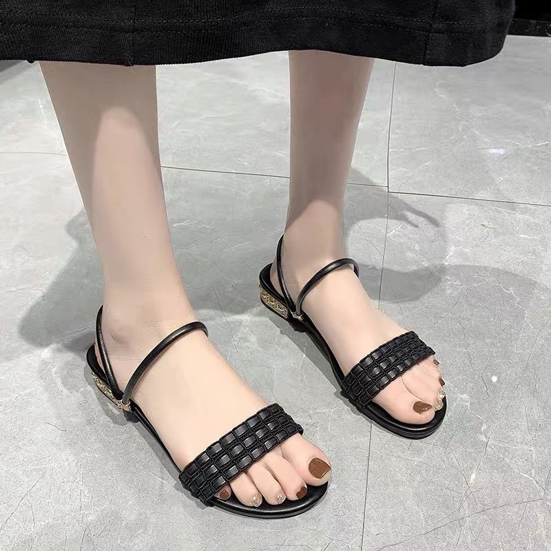 (ORDER) Sandal 3cm quai kép đi 2 kiểu BIG SIZE 35-42