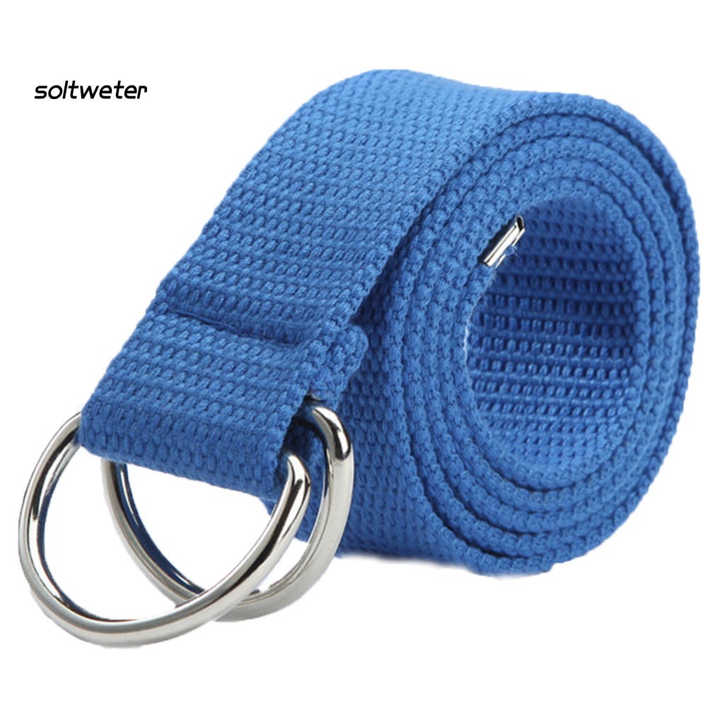 Dây đai bằng vải có khóa gài bằng kim loại thời trang sành điệu cho cả nam và nữ