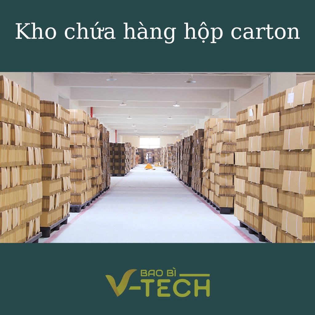Hộp carton gói hàng giá rẻ nhỏ quần áo to ND 20x15x15cm
