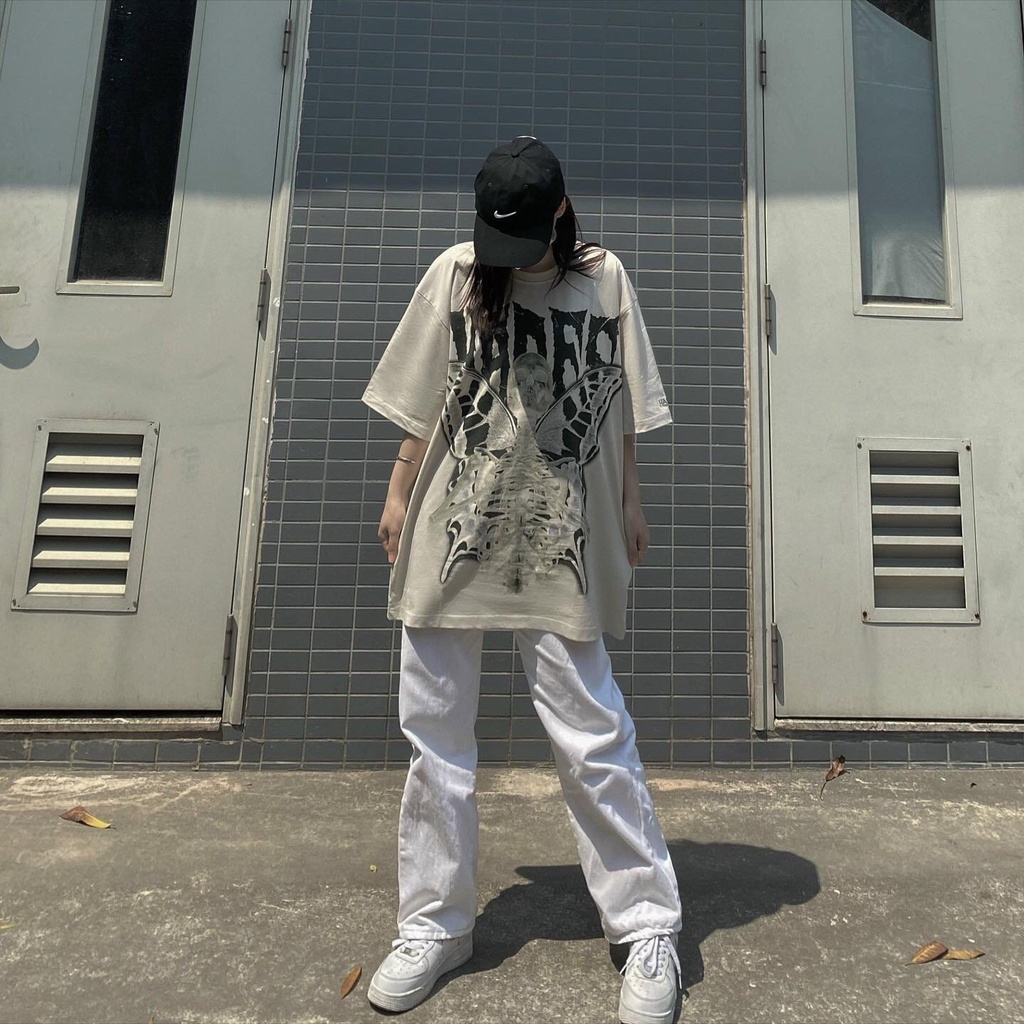 Áo thun Hades Butterfly local brand unisex - Áo phông nam nữ tay lỡ, form rộng wearzone