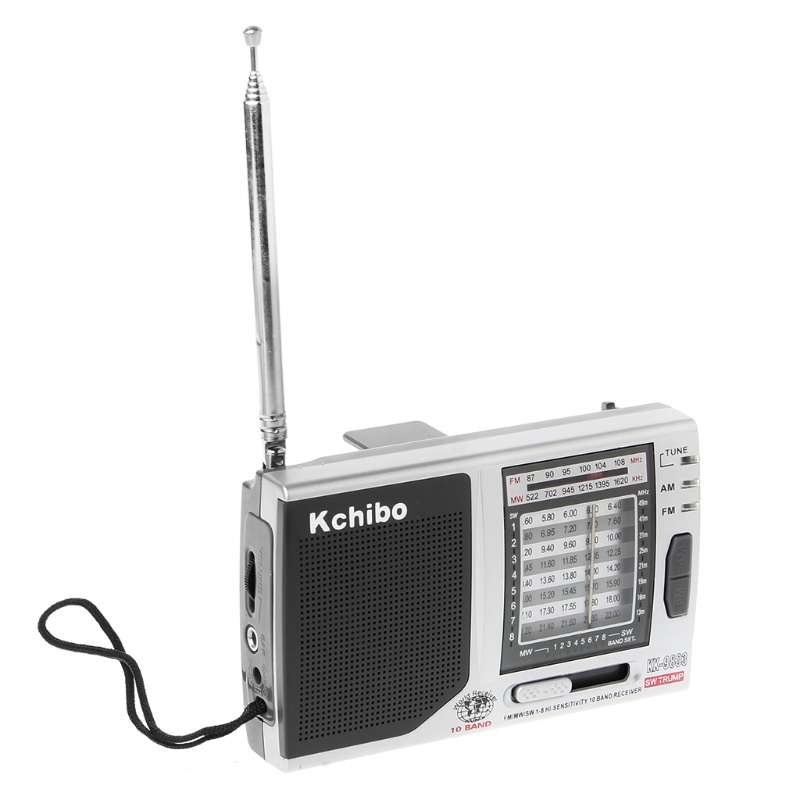 Thiết Bị Nhận Tín Hiệu Radio KK-9803 FM / MW / SW1-8 Full 10 Băng Tần