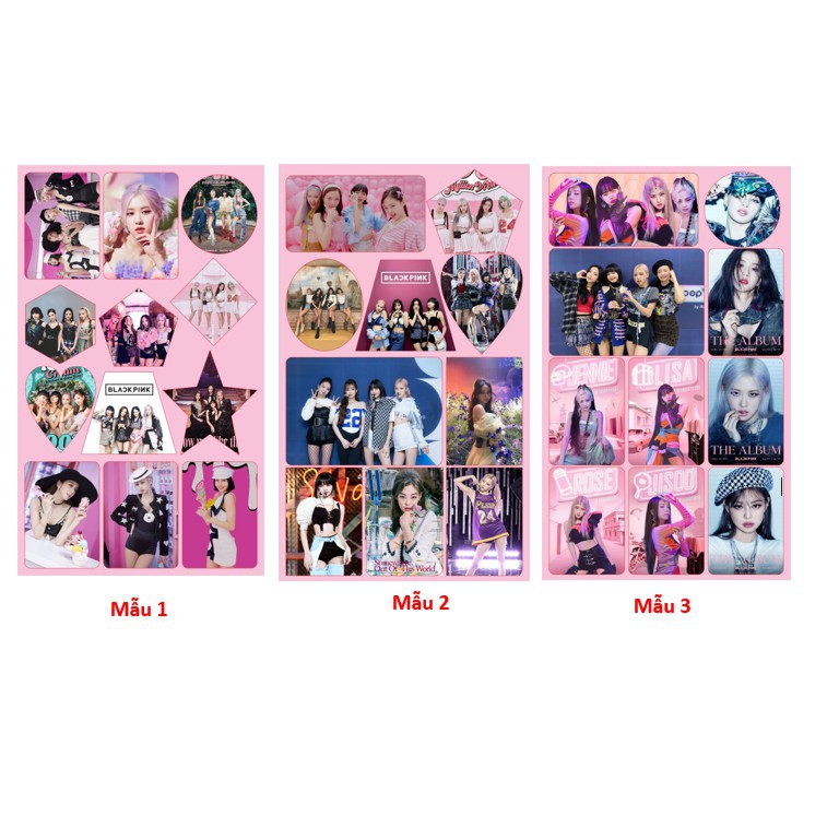 STICER BLACKPINK Trang Trí Điện Thoại Máy Tính