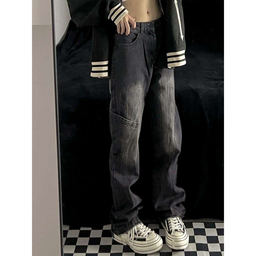 Quần Jean Đen Wax Loang 1 Túi Ống Đứng Nam Nữ Stun Clothing Phong Cách Vintage Cực Chất Thu Đông 2023