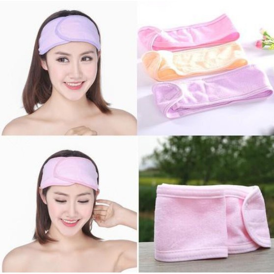 Băng đô quấn đầu spa đủ màu sắc tùy chọn