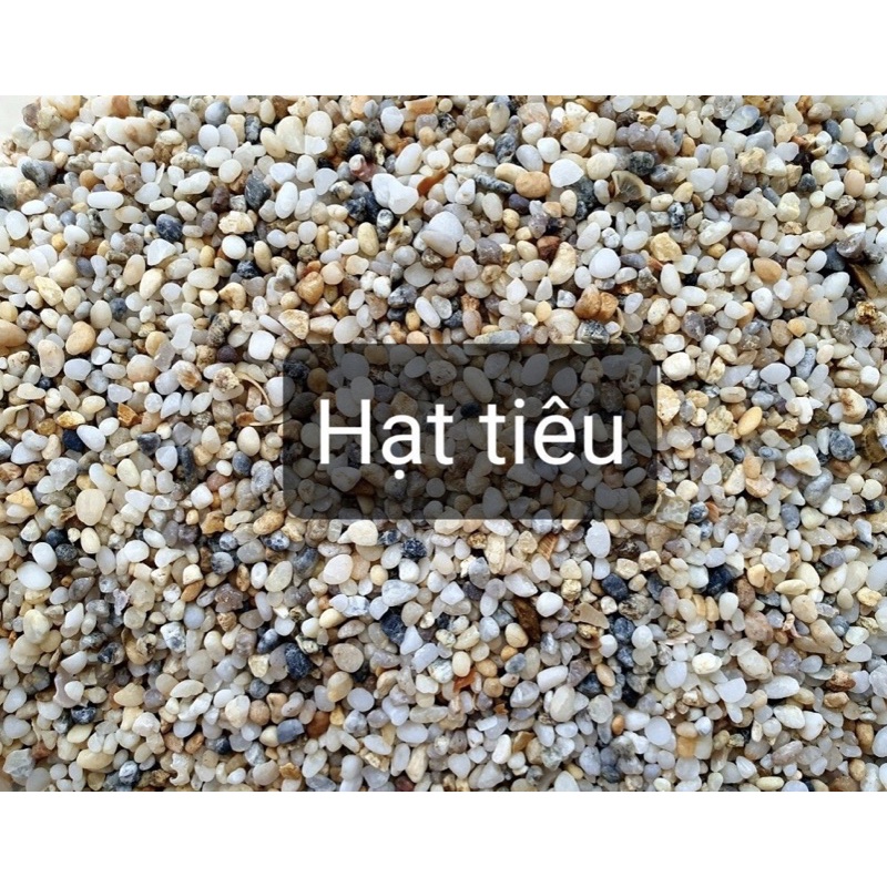 Sỏi suối 3 màu trang trí hồ cá, chậu cây cảnh – 1kg