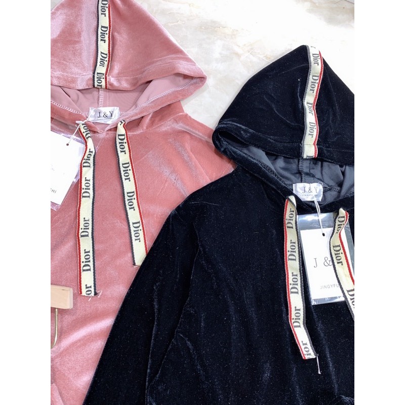 Set Nhung Mũ Chạy Viền sang chảnh