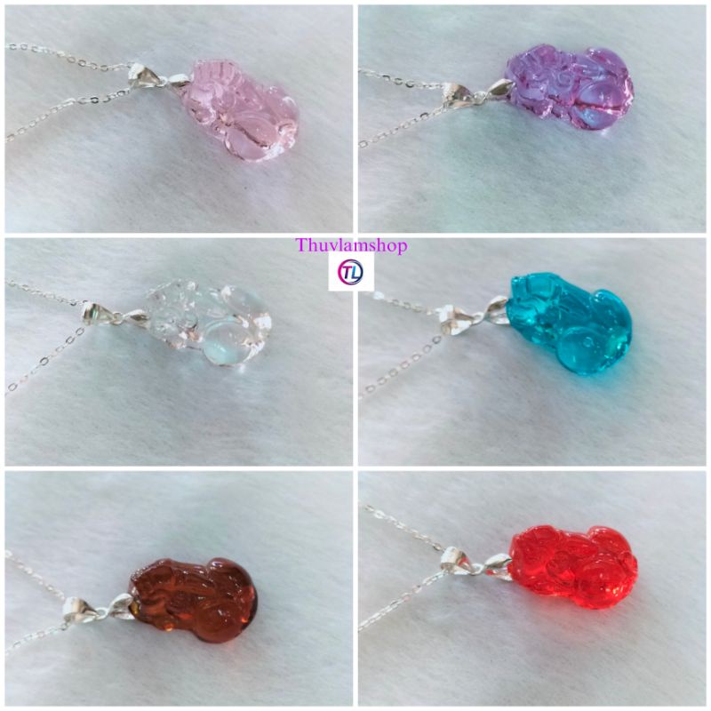 Dây chuyền bạc 925 mặt cụ tỳ hưu kích hoạt cung tài lộc may mắn thuận lợi công danh sự nghiệp