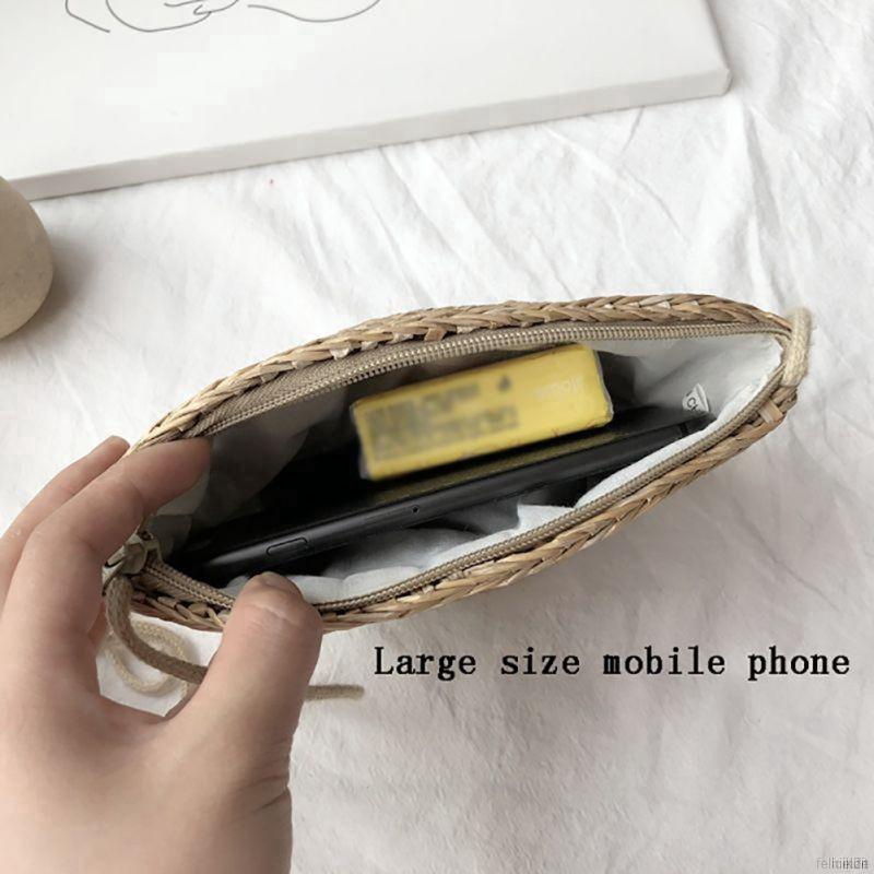 Túi nữ đan bằng sợi tự nhiên phong cách Boho