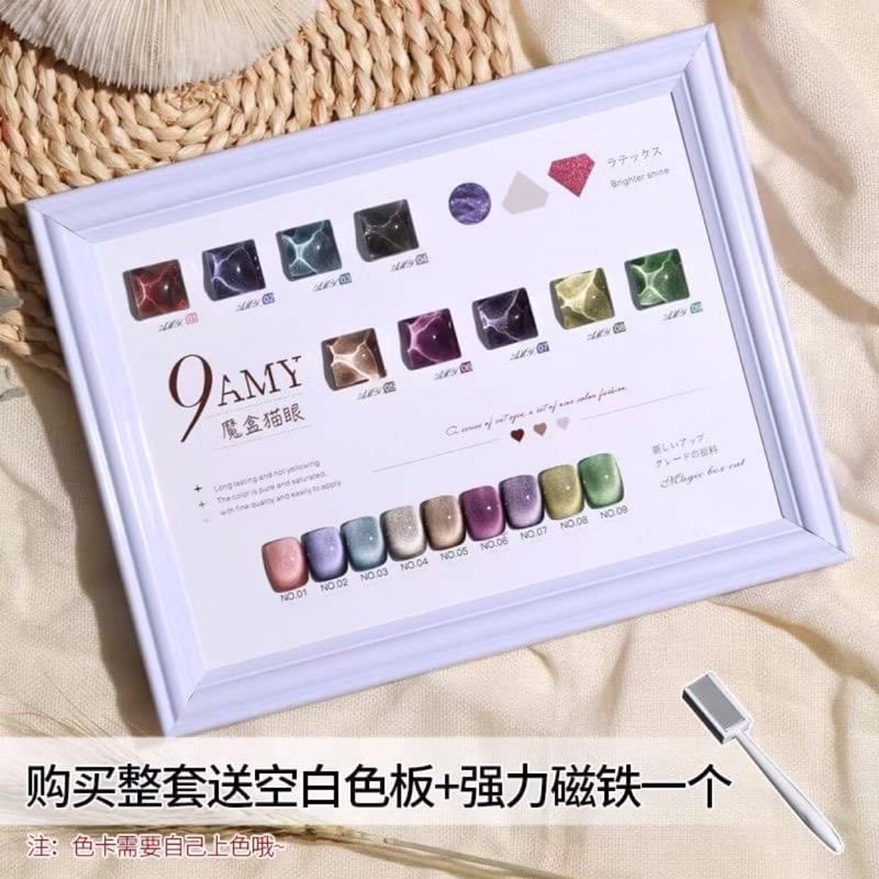Sơn gel mắt mèo 9d AMY