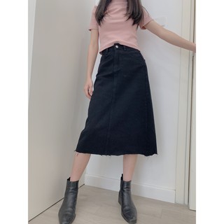 chân váy jeans dáng dài basic SK99 1994closet
