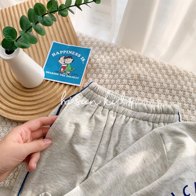 Bộ nỉ da cá bông siêu đẹp cho bé