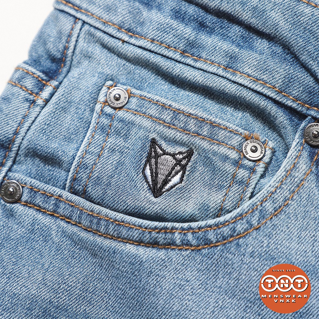 [ HÀNG ĐỘC QUYỀN DEFOXX ] Quần jean nam xanh đậm, vải cao cấp, không xù lông, không bai nhão và ra màu,  form slim fit. | BigBuy360 - bigbuy360.vn