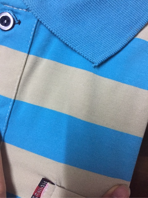 Áo phông nam kẻ sọc chất đẹp 100% Cotton 55-75kg