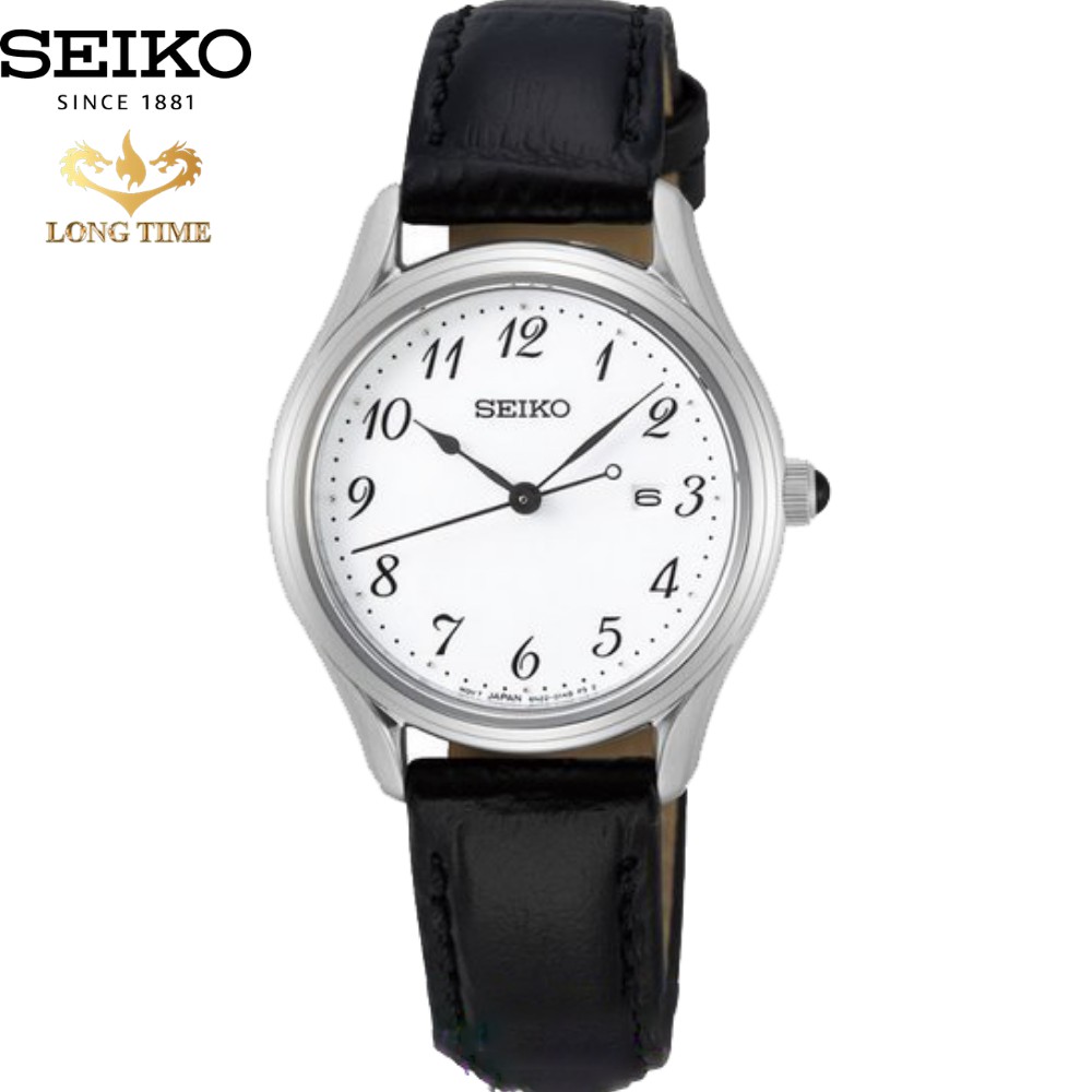 Đồng hồ Nữ Seiko Regular SUR639P1 dây thép , mặt kính Sapphire thanh lịch trẻ trung