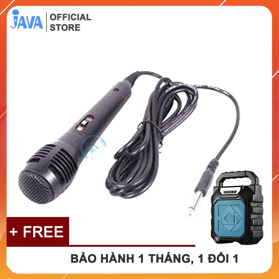 [MIC 3.5 cho JAVA68bt] Mic Có Dây Cao Cấp hát với các loại loa âm ly có cổng MIC 3.5 như JAVA68bt