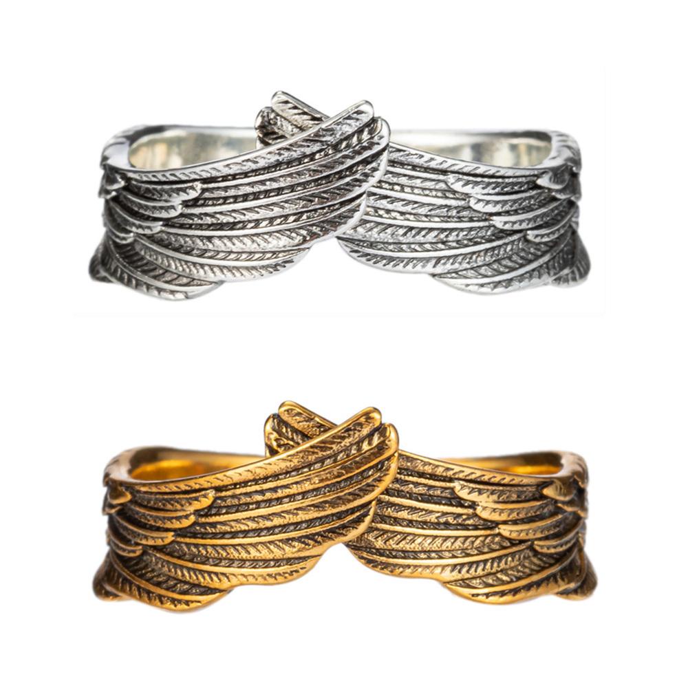 Nhẫn Hở Hình Đôi Cánh Thiên Thần Có Thể Điều Chỉnh Kích Thước