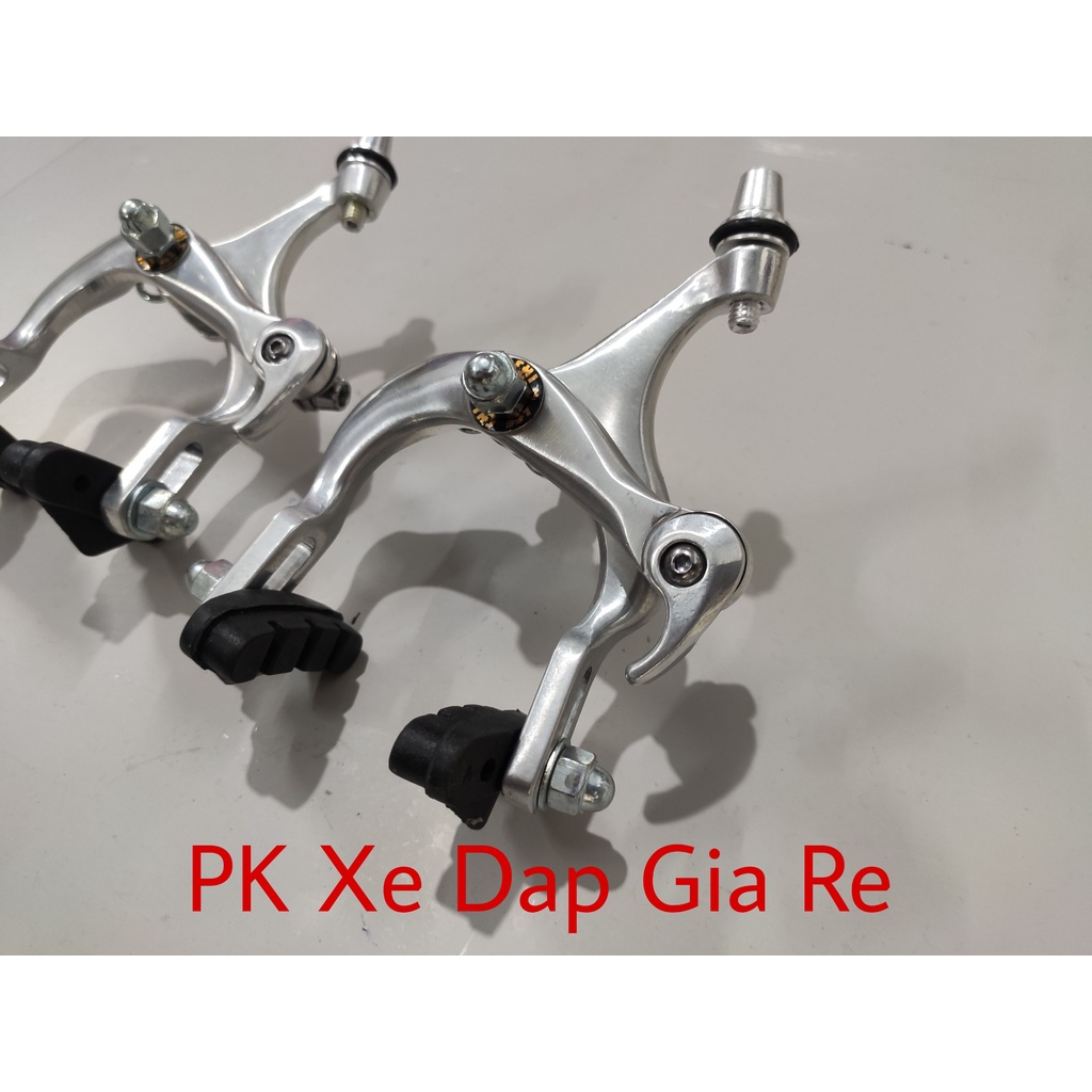 Bộ phanh U nhôm cho xe đạp, Bộ ngàm thắng road nhôm xe đạp 3 lá