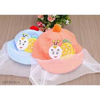 Mũ khăn Voan- Tặng kèm mũ cho bé. Nón có khăn voan cho con, giá tốt