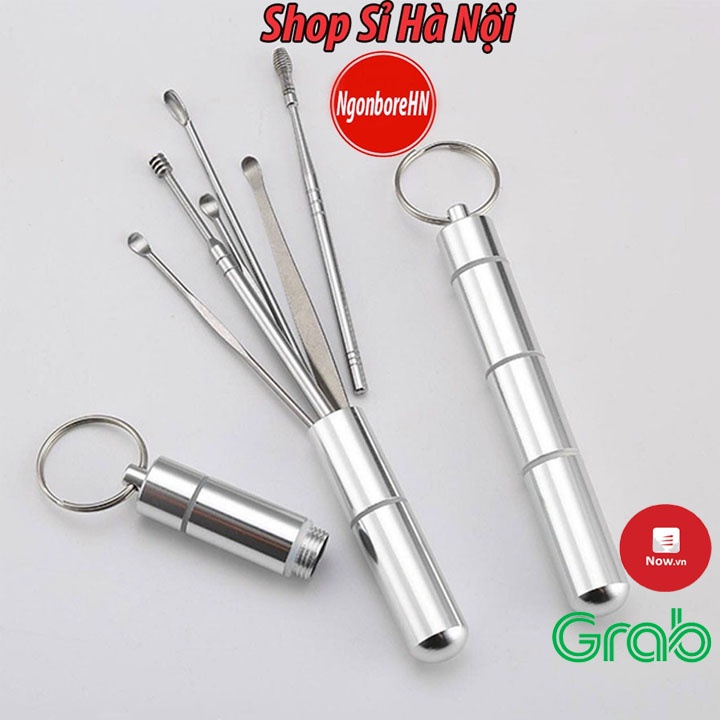 BỘ LẤY RÁY TAI 6 Món Cao cấp mẫu mới GD100 ngonbore