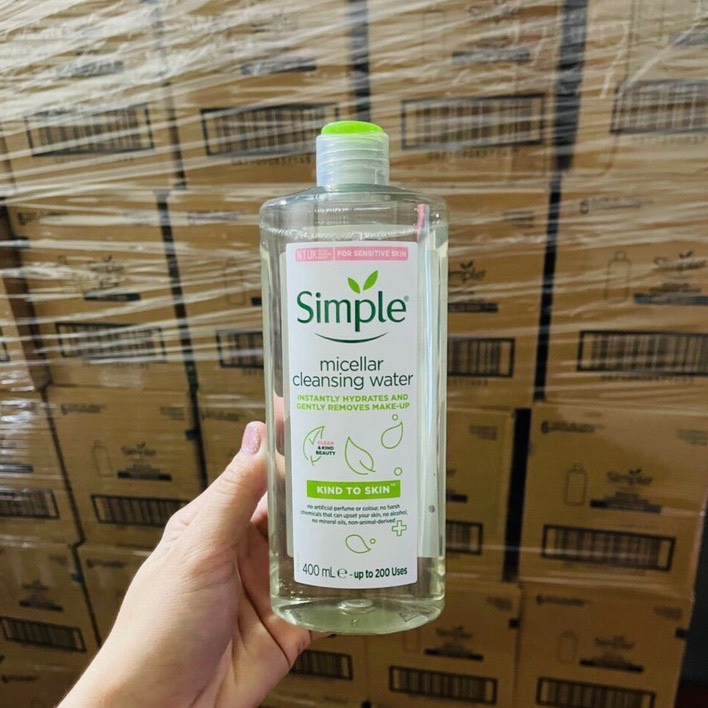 Nước Tẩy Trang Simple Micellar Làm Sạch, Không Chứa Cồn, Không Gây Khô Rát 200ml | BigBuy360 - bigbuy360.vn