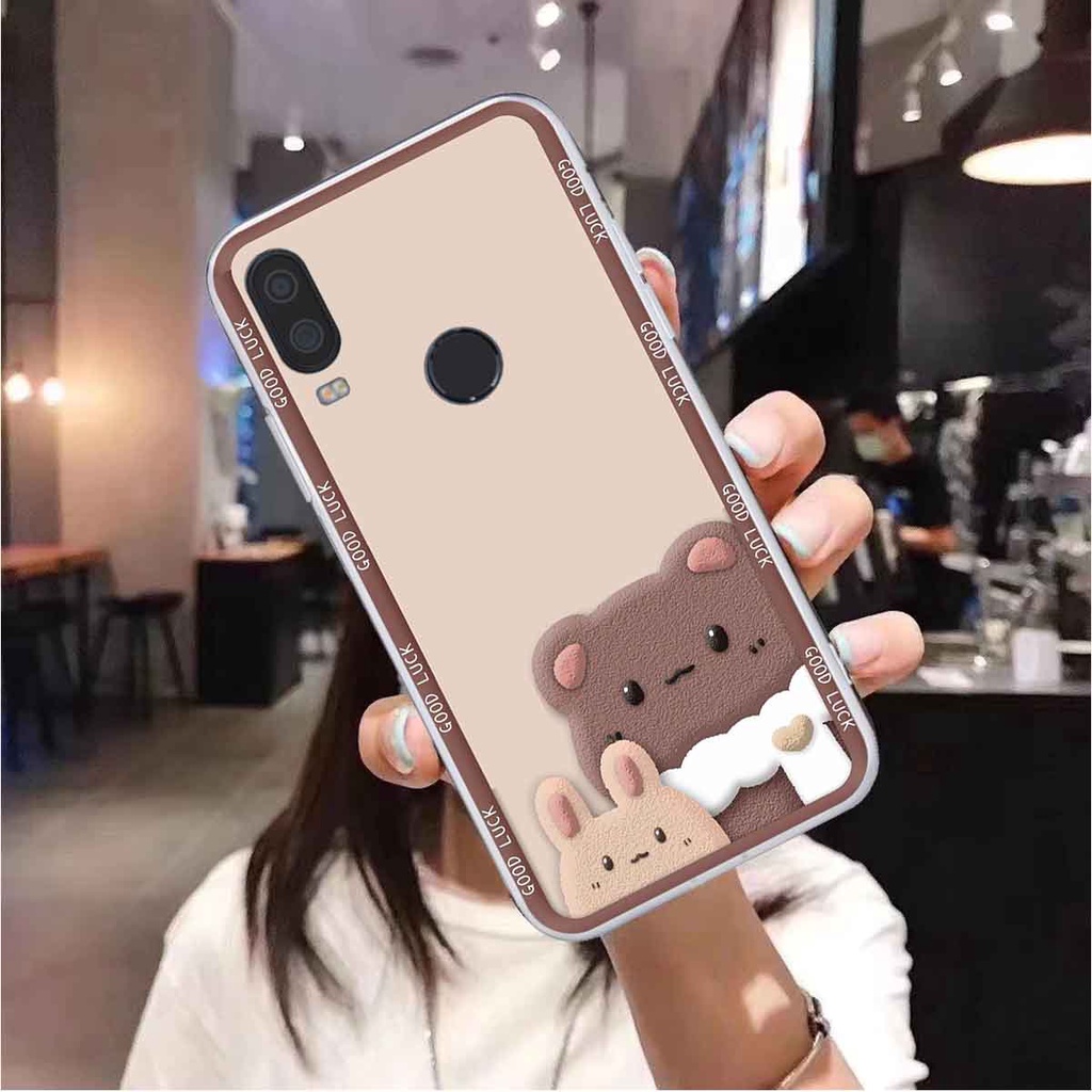 Ốp Vsmart Active 1 / Active 1 Plus / Active 1+ bear brick, gấu đáng yêu, dễ thương