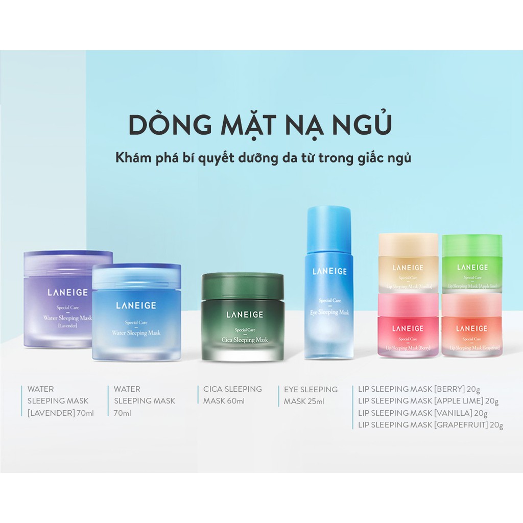 Mặt Nạ Ngủ Dưỡng Môi Laneige Hương Quả Mọng Mini 8g Lip Sleeping Mask [Berry] - Miniature