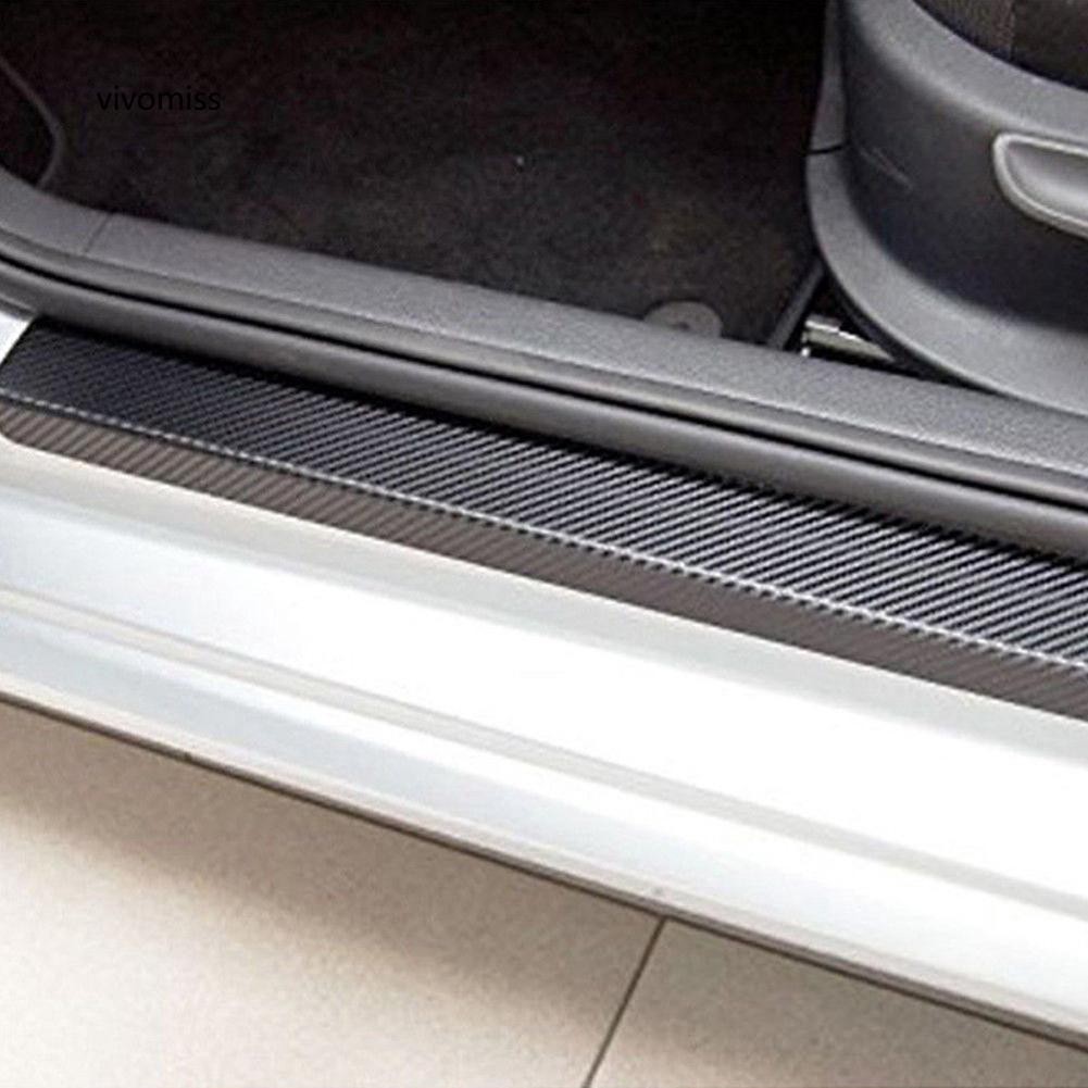 Bộ 4 miếng decal 3D chống trầy dán cửa/cốp hành lý xe hơi
