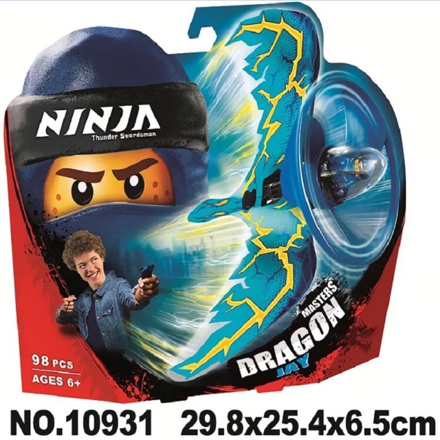 Có sẵn ✨ Lắp Ráp Con quay Ninjago Lốc xoáy rồng Bela 10929 10930 10931 10932 10933 ✨