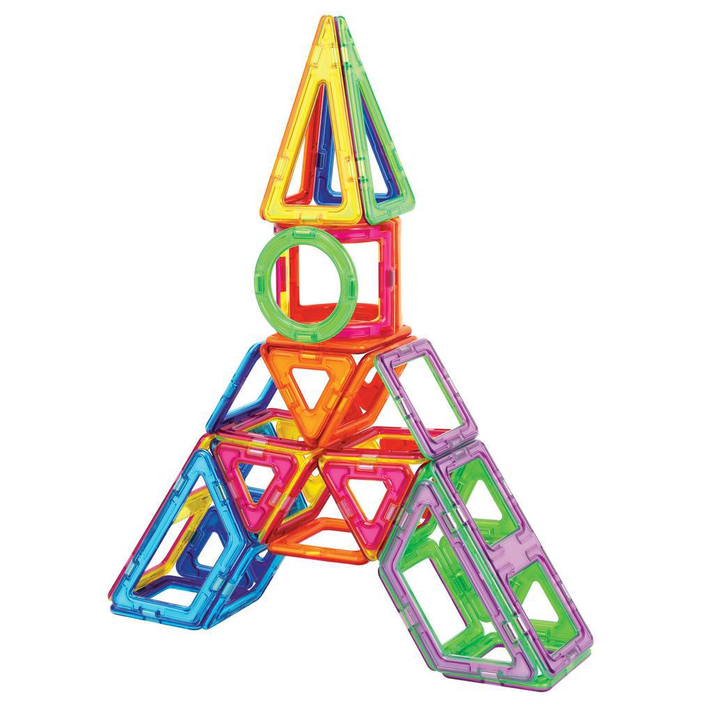 Đồ chơi xếp hình nam châm Hàn Quốc Magformers Bộ cơ bản 42 mảnh