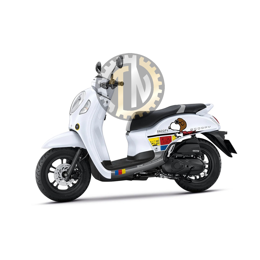 Cản sau xe Scoopy màu trắng đời mới chính hãng Honda