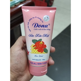 Sữa rửa mặt hoa hồng dona 150ml bestmypham