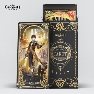 Bộ 22 Thẻ Bài Tarot Genshin Zhongli Kazuha Raiden Shogun Yae Miko Vita