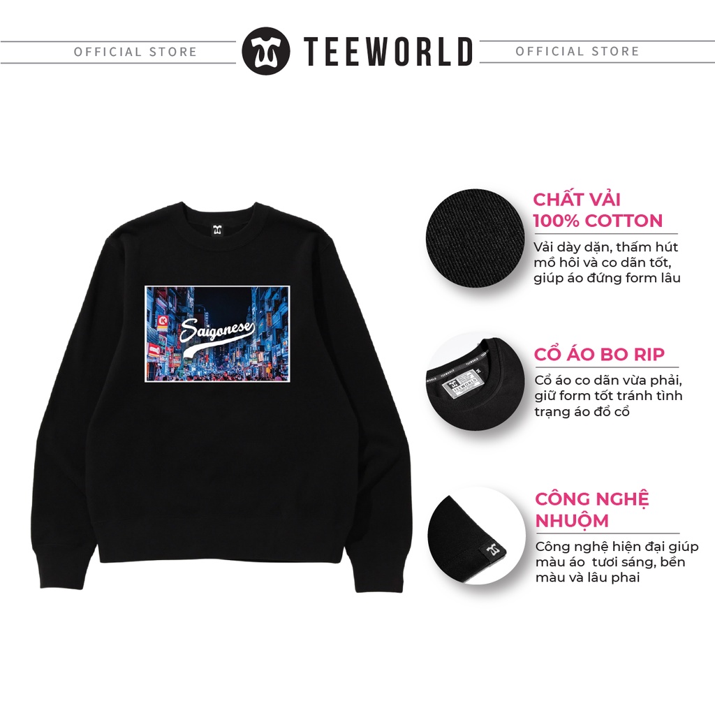 Áo Sweater Teeworld Saigonese New Design Sweater