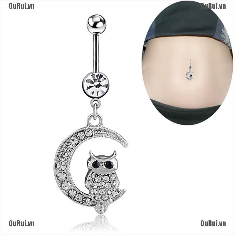 Khuyên Rốn Hình Mèo Dễ Thương Xinh Xắn