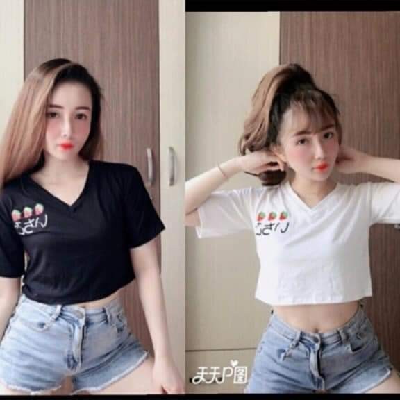 ÁO CROPTOP THÊU DÂU