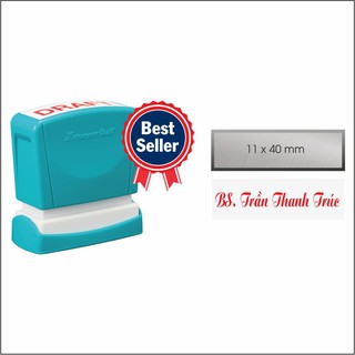 Khắc dấu tên theo yêu cầu con dấu Xstamper Quix Q10