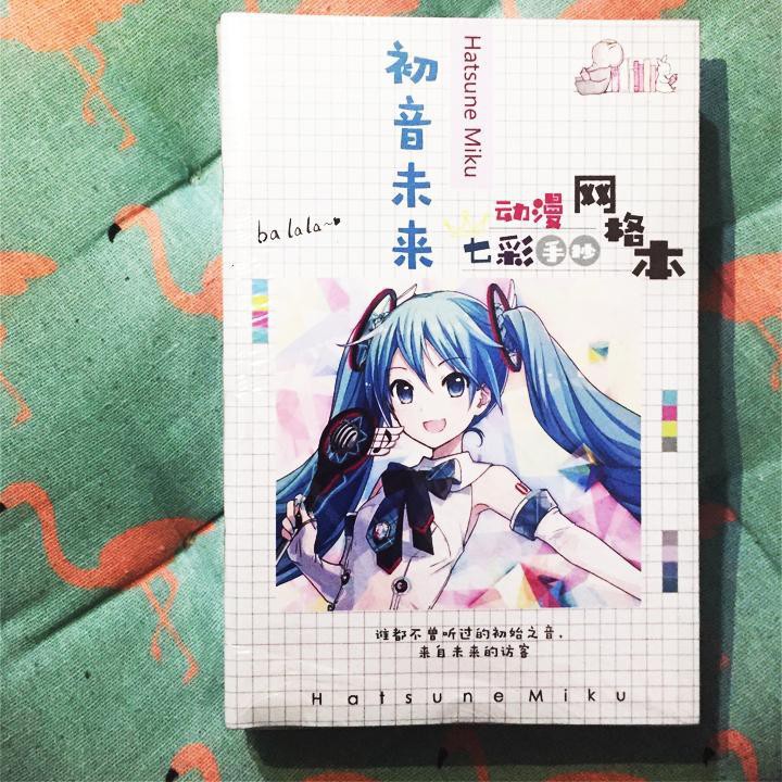 Tập vở Miku Hatsune A5 in hình anime chibi ảnh đẹp