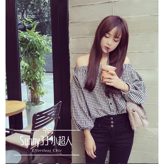 ÁO SƠ MI CA RÔ BẸT VAI ULZZANG