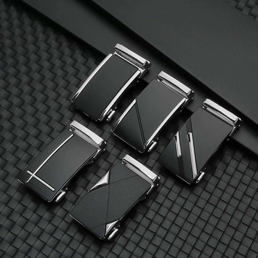 ✣HS✣ Clothing Accessories Men's Belt Head Adjustable Business Accessories Belt Buckle DIY Automatic Buckle Fashion Slide Belt Strap Buckle Leisure Belt Head