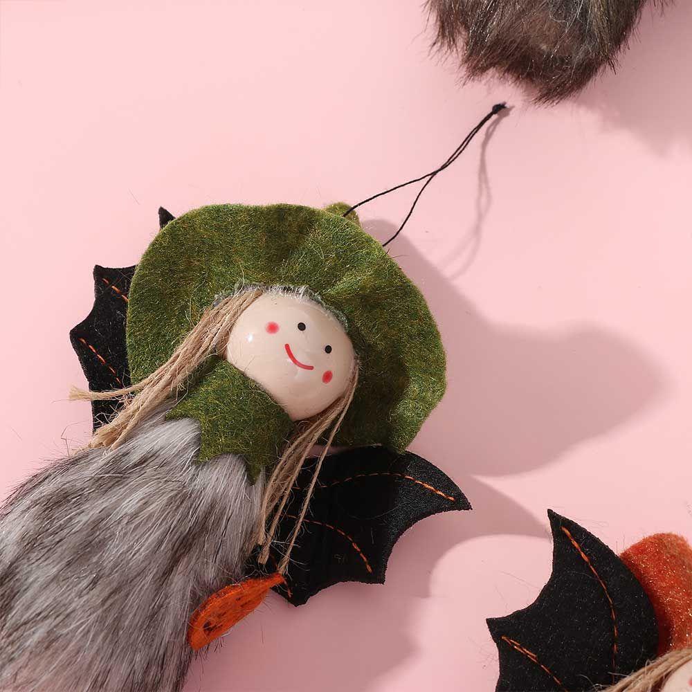 Búp Bê Nhồi Bông Hình Cánh Thiên Thần Trang Trí Cây Thông Giáng Sinh Halloween