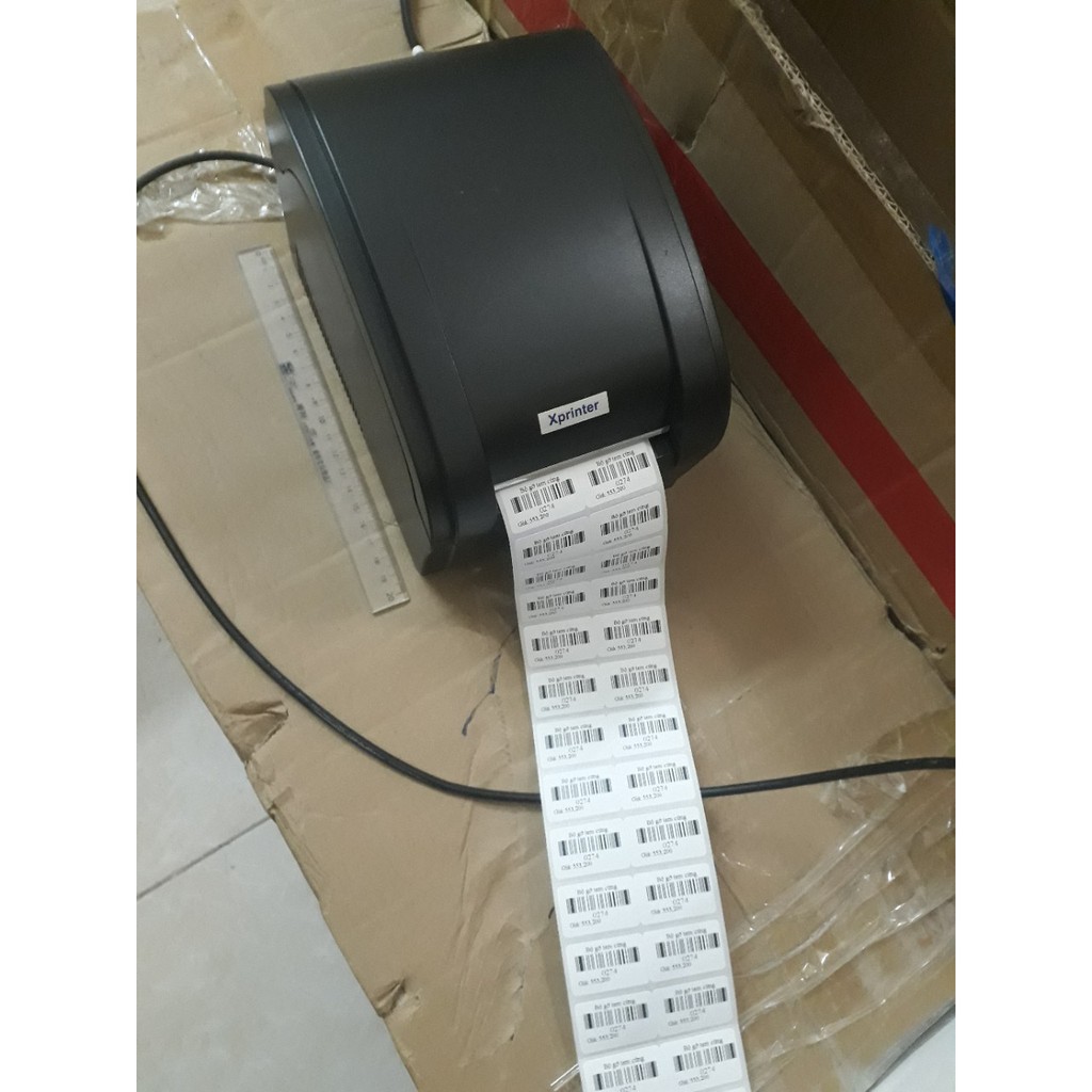 Freeship toàn quốc - Máy in mã vạch, tem nhãn, tem trà sữa XPrinter XP360B / 360 /360B in siêu nhanh, bền, đẹp | WebRaoVat - webraovat.net.vn