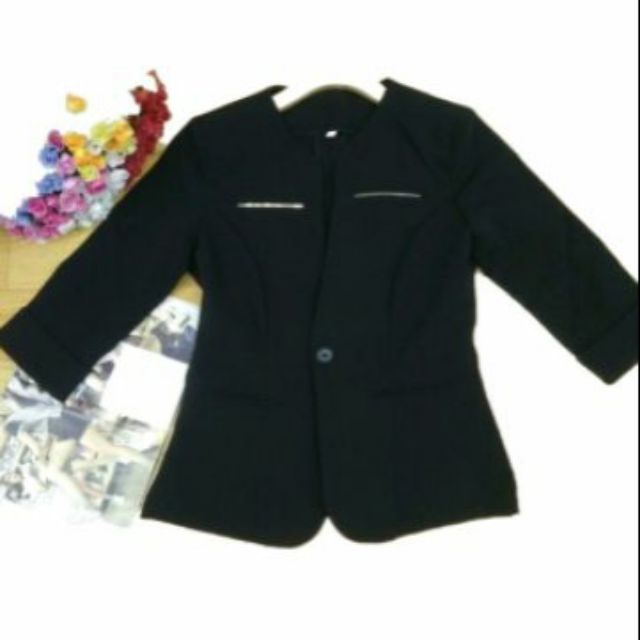 Vest công sở nữ cao cấp tay lỡ Linh Chi form ngắn ôm vải tuyết mưa loại 1 TL02 | BigBuy360 - bigbuy360.vn