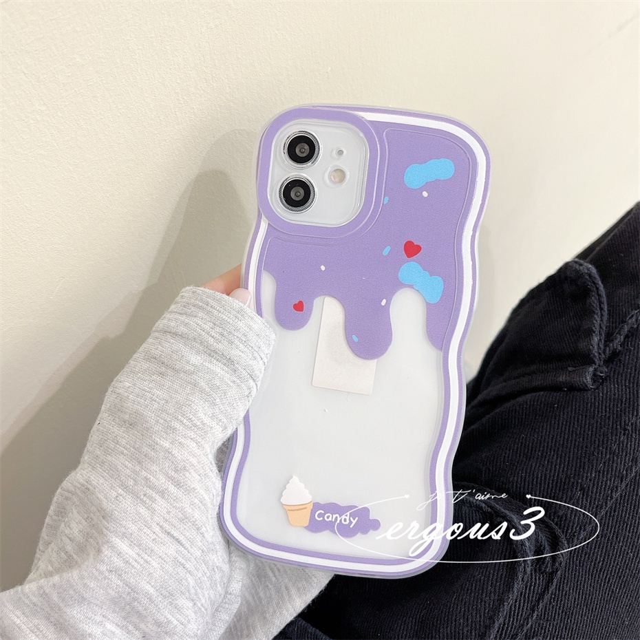 Ốp Điện Thoại Mềm Họa Tiết Que Kem Cho iPhone 14 13 12 11 Pro Max SE2020 X XR Xs Max 7 8 Plus