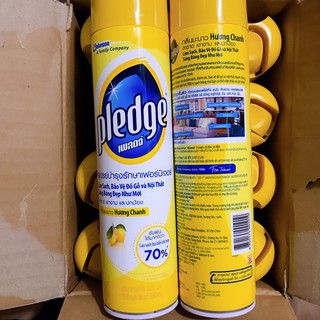 Chai xịt đánh bóng gỗ 330ml Pledge