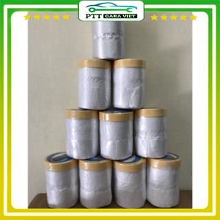 Combo 6 Cuộn Băng Keo Nilon Chắn Sơn Cao Cấp – Chống Thấm, Bám Dính Mạnh – Ptt Garaviet