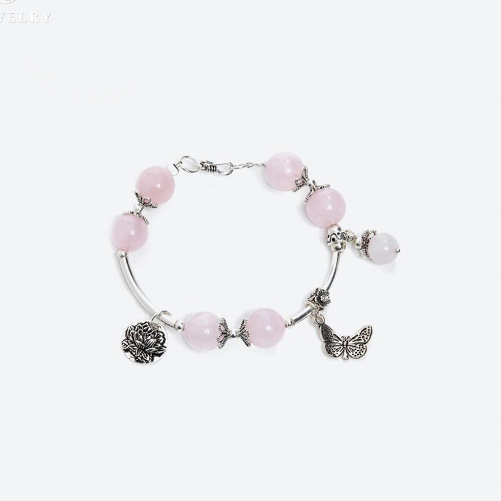 Vòng tay mix bướm và sen - NQ Jewelry