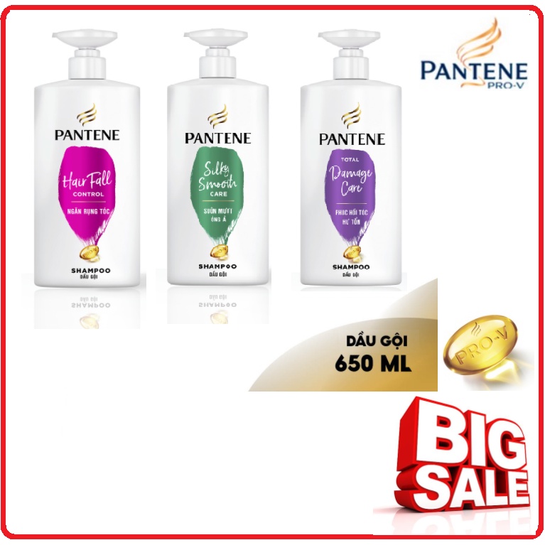 Dầu Gội PANTENE Chai 650ml ( New)