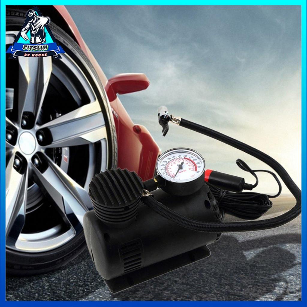 Máy Bơm Lốp Xe Hơi Cầm Tay Màu Đen 12v 300 Psi